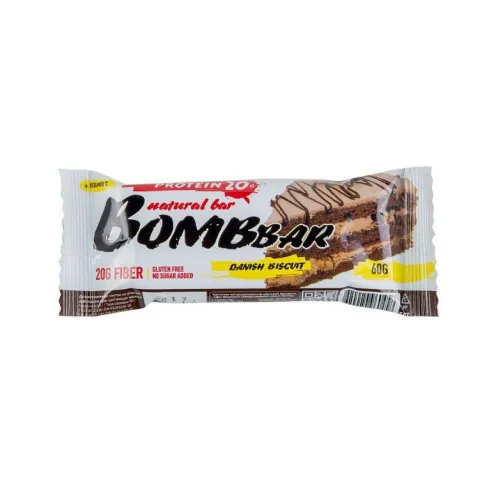 Батончик BOMBBAR датский бисквит 60гр