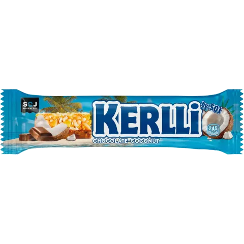 Батончик злаковый Керли с кокосом б\сах 45гр