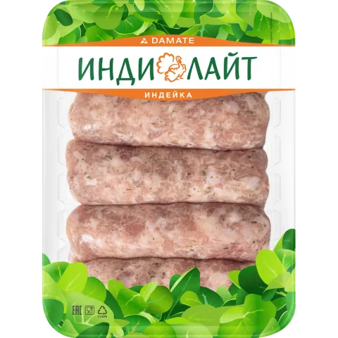 Купаты из индейки Индилайт По-домашнему охлажденные, 500г