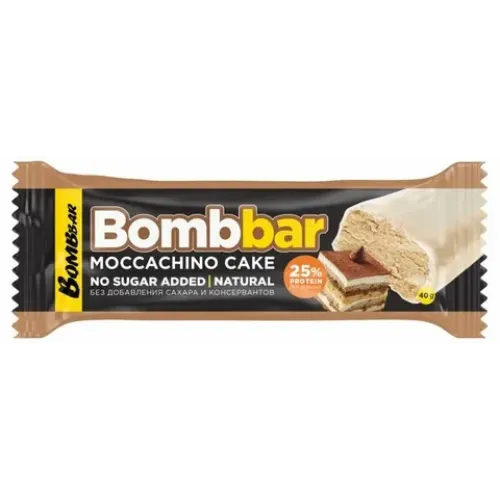 Батончик Бомббар глазир торт моккачино 40г
