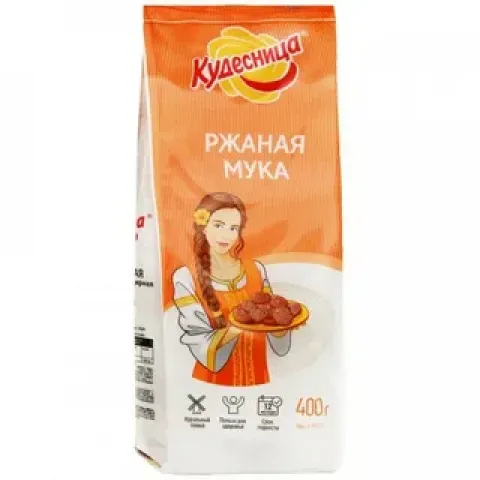 Мука Кудесница Ржаная 400г
