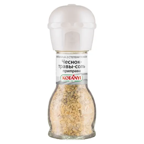 Приправа Котани чеснок травы соль 50г мельница