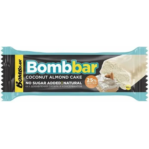 Батончик BOMBBAR Прот.Кокос.торт/шоколад 40 гр