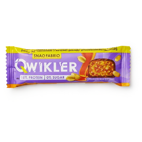 Батончик Snaq Fabriq глаз. Мягкий грильяж с арахисом 40г