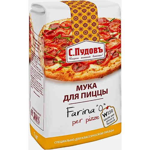 Мука для пиццы С.Пудовъ бум/пак 1 кг.