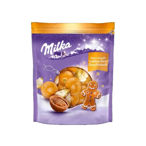 Конфеты Милка Бонбонс шоколадные яйца имбирный пряник 90г