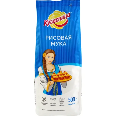 Мука рисовая 500г Кудесница