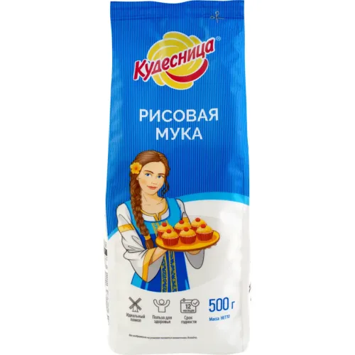 Мука рисовая 500г Кудесница