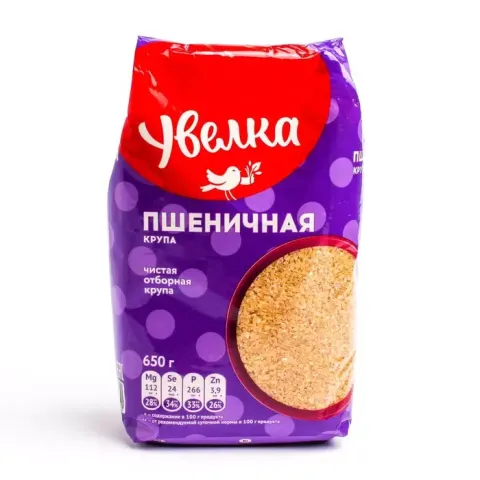Крупа пшеничная Увелка 650г