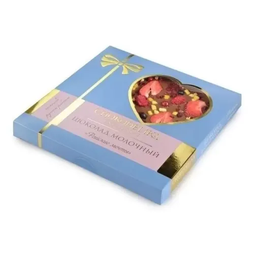 Шоколад Чокоделика Райские мечты мол с украшен 150г