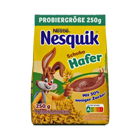 Какао напиток Нестле Несквик б/раствор чоко хафер 250г
