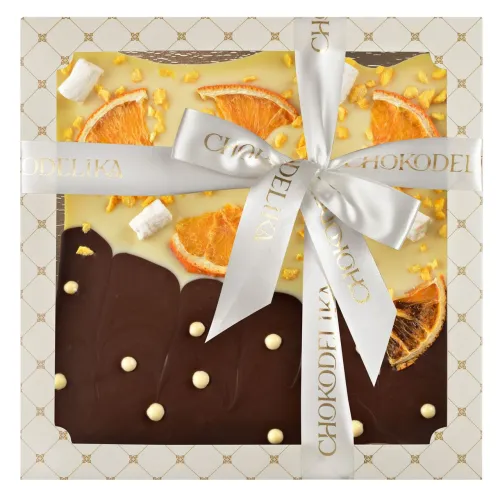 Шоколад Чокоделика Шоколадный дуэт темн с украш 200г