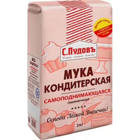 Мука Пудов самоподн 2кг