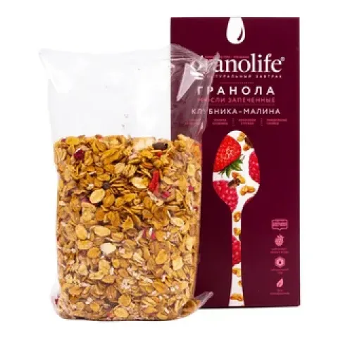 Гранола Клубника-малина 200г
