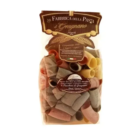 Макаронные изделия Di Bari паччери ригати триколор 500г