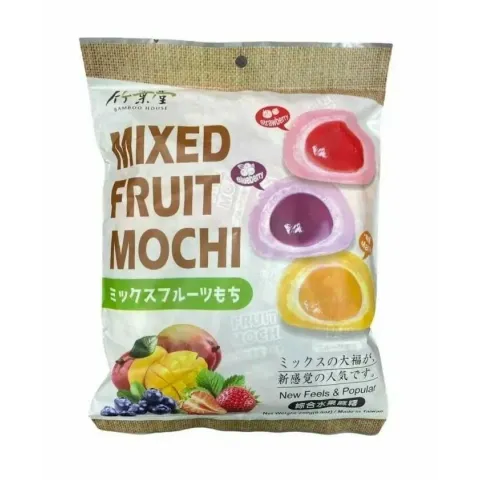 Пирожные моти Bamboo House фруктовый десерт клубника/голубика/манго 250г