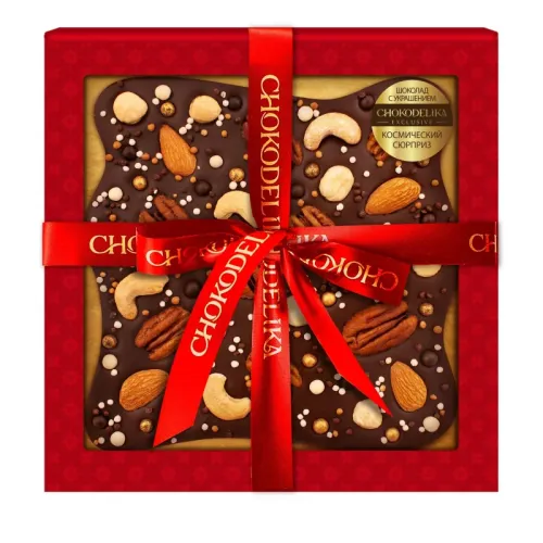 Шоколад Чокоделика Космический сюрприз темн с украш 180г