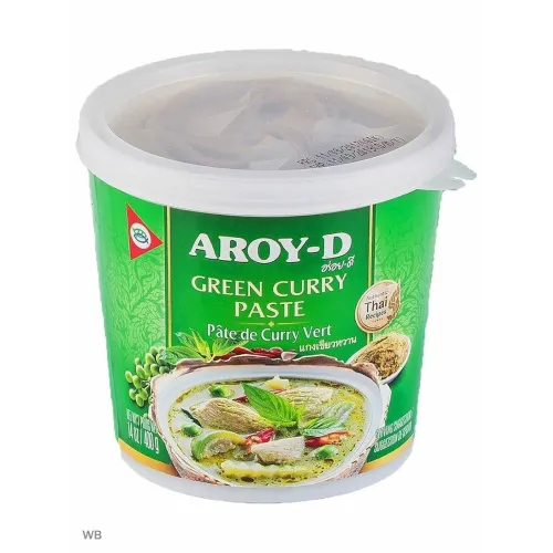 Паста Карри зеленая AROY-D 400 г, пл/б
