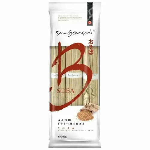Лапша гречневая Soba 300г Бонсай
