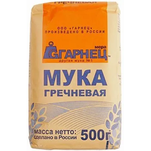 Мука гречневая 500г Гарнец