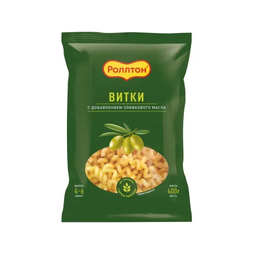 Мак изделия Ролтон с оливковым маслом витки 400 гр