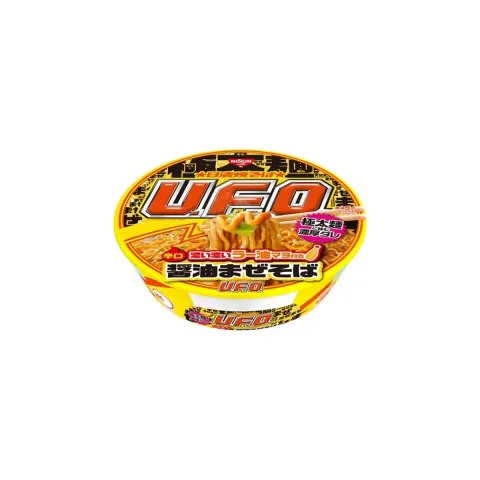 Лапша Ниссин НЛО с маслом чили и майонезом б/п 112г