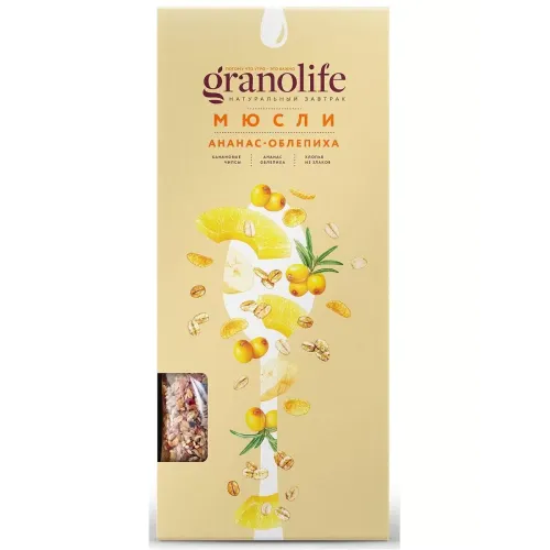 Мюсли Гранолайф облепиха/ананас 400г