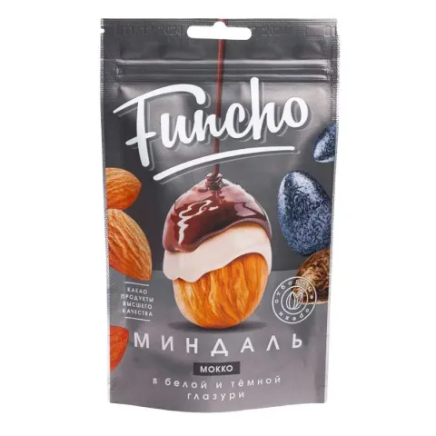 Драже Фанчо Миндаль в белой молоч темн глазури ассорти 100г