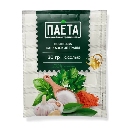 Приправа Кавказские травы 30 гр ПАЕТА