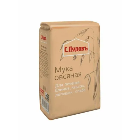 Мука овсяная 400 гр тм Пудовъ