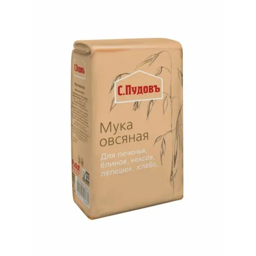 Мука овсяная 400 гр тм Пудовъ
