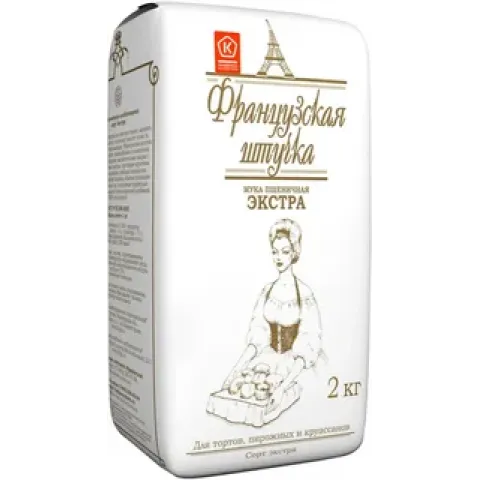 Мука Французская штучка Ст Оскол экстра в/с 2кг