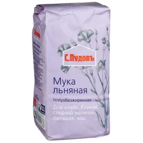 Мука Пудов льняная 400г
