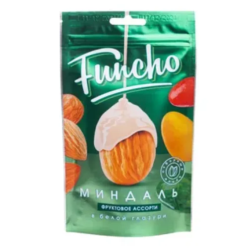 Драже Фанчо Миндаль в белой глазури фрукт/ягод ассорти 100г