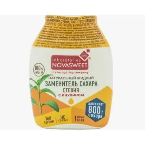 Подсластитель жидкий Новасвит стевия 80г