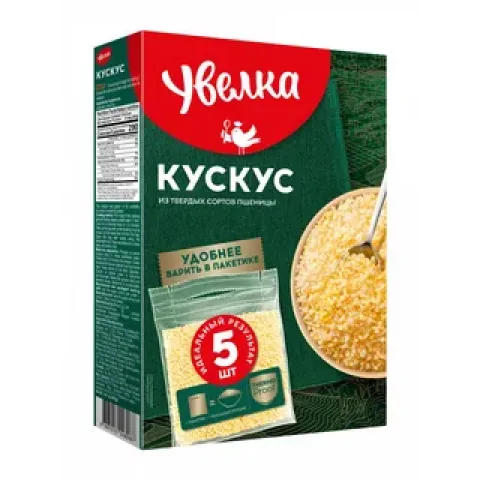 Крупа Кускус 5*80гр Увелка