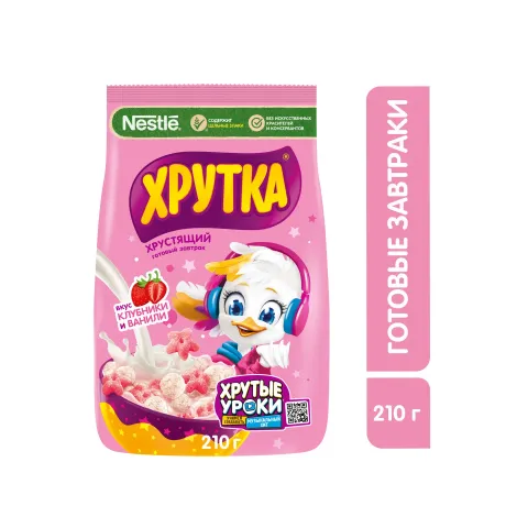 Готовый завтрак ХРУТКА Клуб Ваниль Пакет 210г