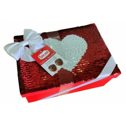 Набор конфет Сорини Блестки ассорти пралине из мол.шоколада 220г