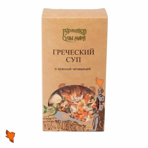 Суп Греческий с красной чечевицей Супы мира 210г