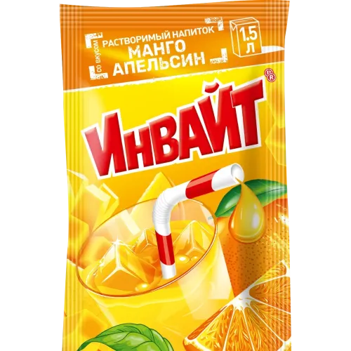 Растворимый напиток ИНВАЙТ Манго-Апельсин 12г