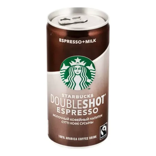 Напиток кофейный Старбакс Doubleshot б/с 200мл ж/б