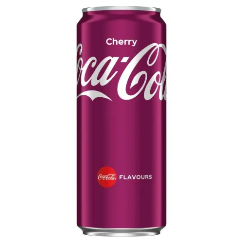 COCA-COLA CHERRY, Германия, газ со вкусом вишни, ж/б, 0,33 г