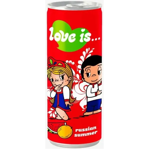 Напиток Лав Из Рашен Саммер арбуз/дыня газ 0,25л ж/б