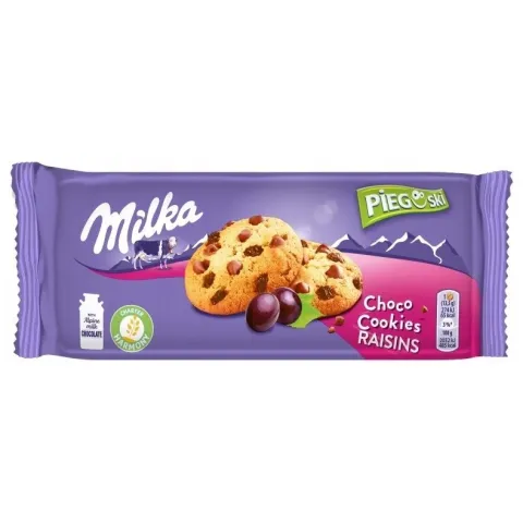 Печенье Милка Чоко Кукис с изюмом 135г
