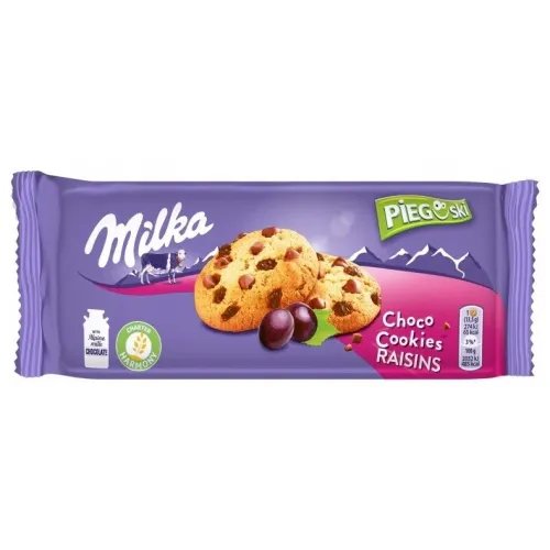 Печенье Милка Чоко Кукис с изюмом 135г