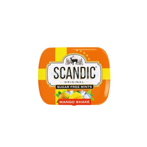 Конфеты Scandic драже манго б/с 14г ж/б