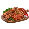 Шашлык, гриль, колбаски