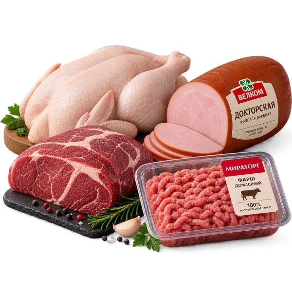 Мясо, птица, мясная гастрономия