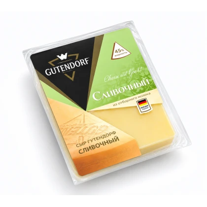 БЗМЖ Сыр сливочный Gutendorf нарезка