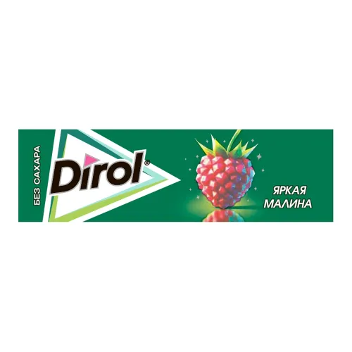 Жевательная резинка Dirol Яркая малина 13,6г